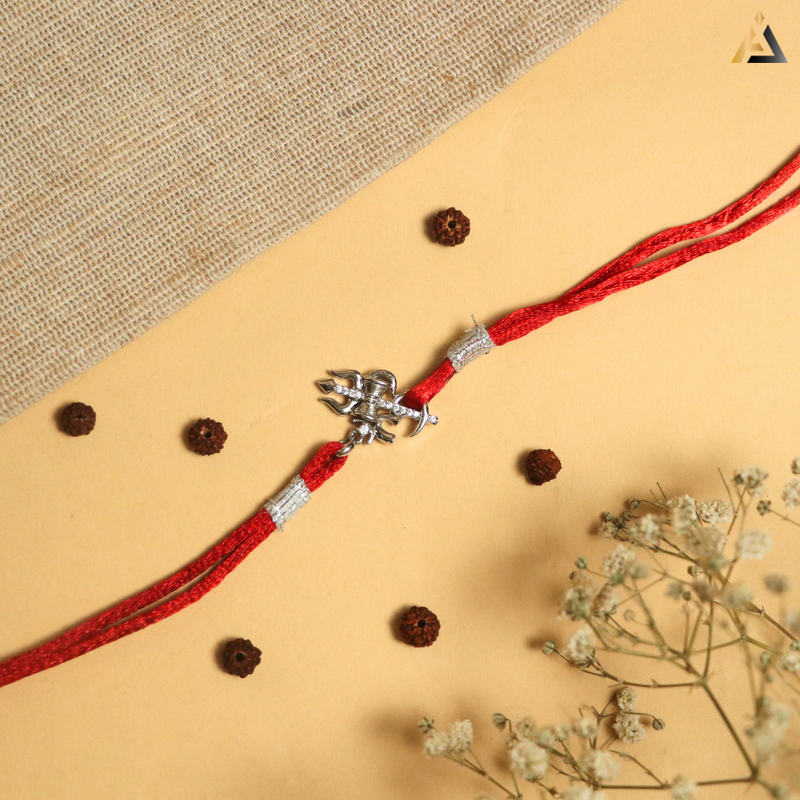 SILVER RAKHI