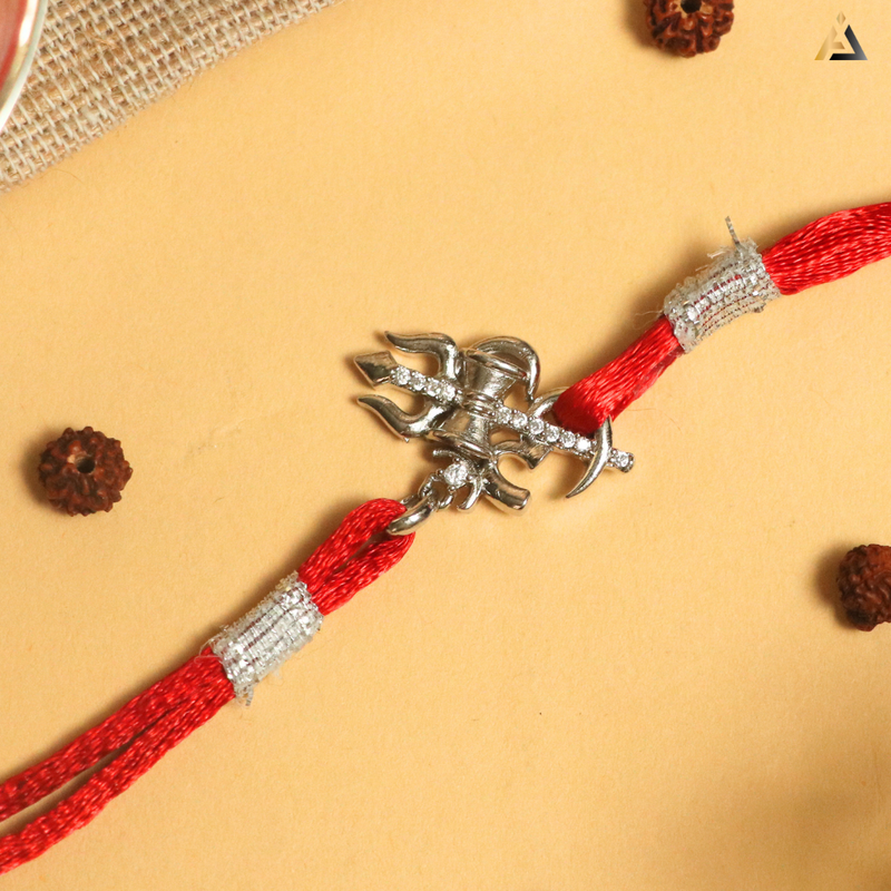 SILVER RAKHI
