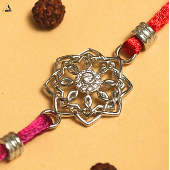 SILVER RAKHI