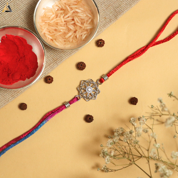 SILVER RAKHI