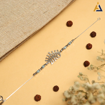 SILVER RAKHI