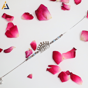 SILVER RAKHI