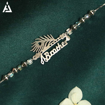 SILVER RAKHI