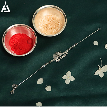 SILVER RAKHI