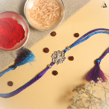 SILVER RAKHI