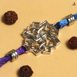 SILVER RAKHI