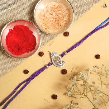 SILVER RAKHI
