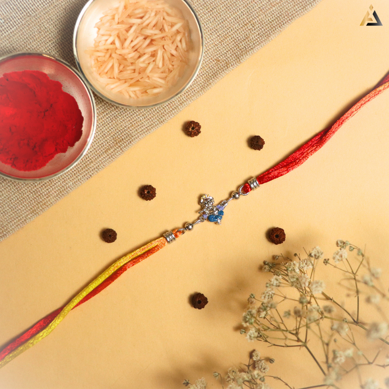 SILVER RAKHI