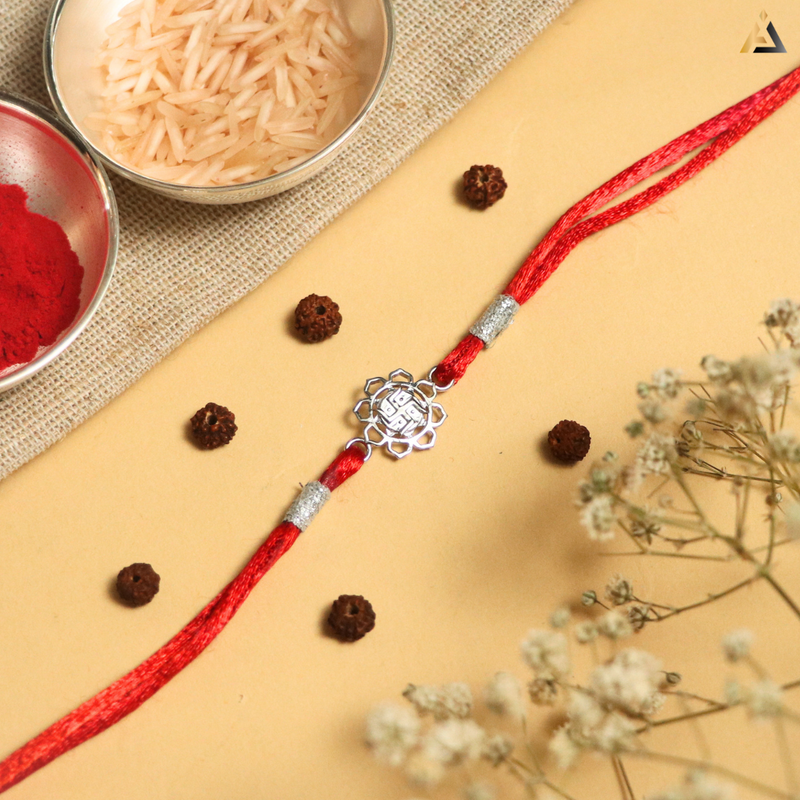SILVER RAKHI