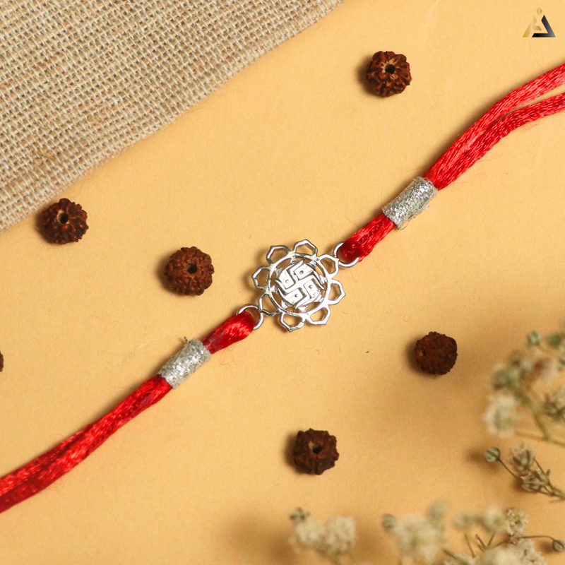 SILVER RAKHI