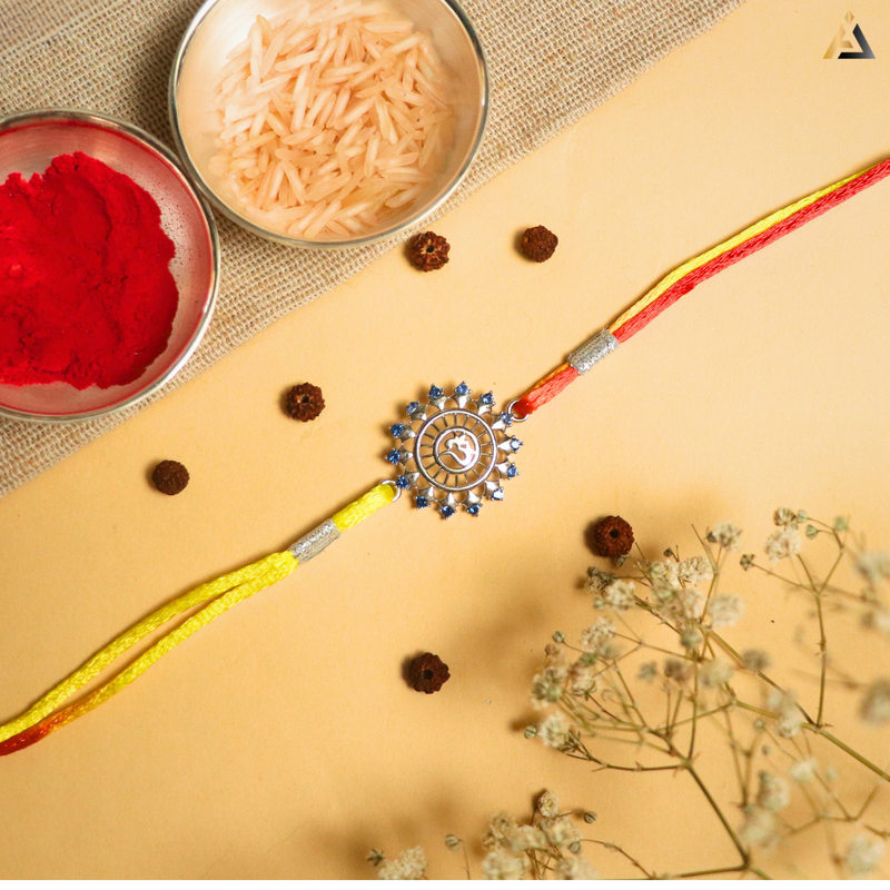 SILVER RAKHI