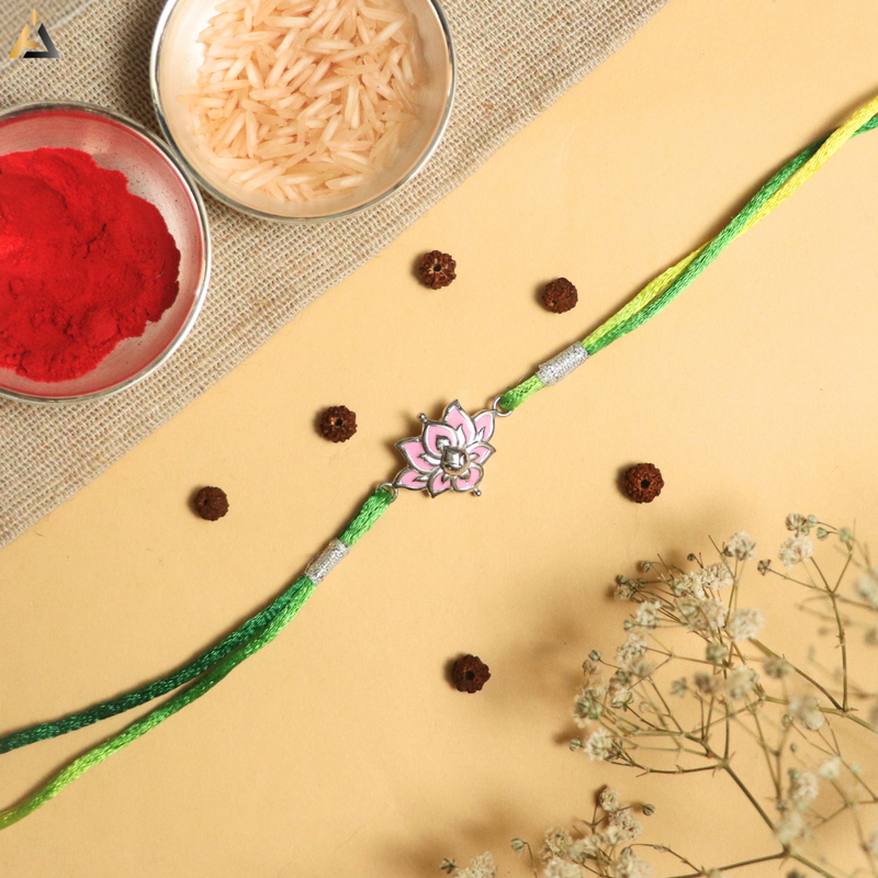 SILVER RAKHI